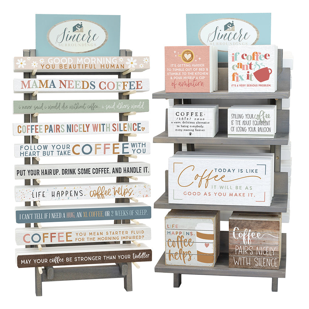 Coffee A-Frame Countertop Display Bundle 2025