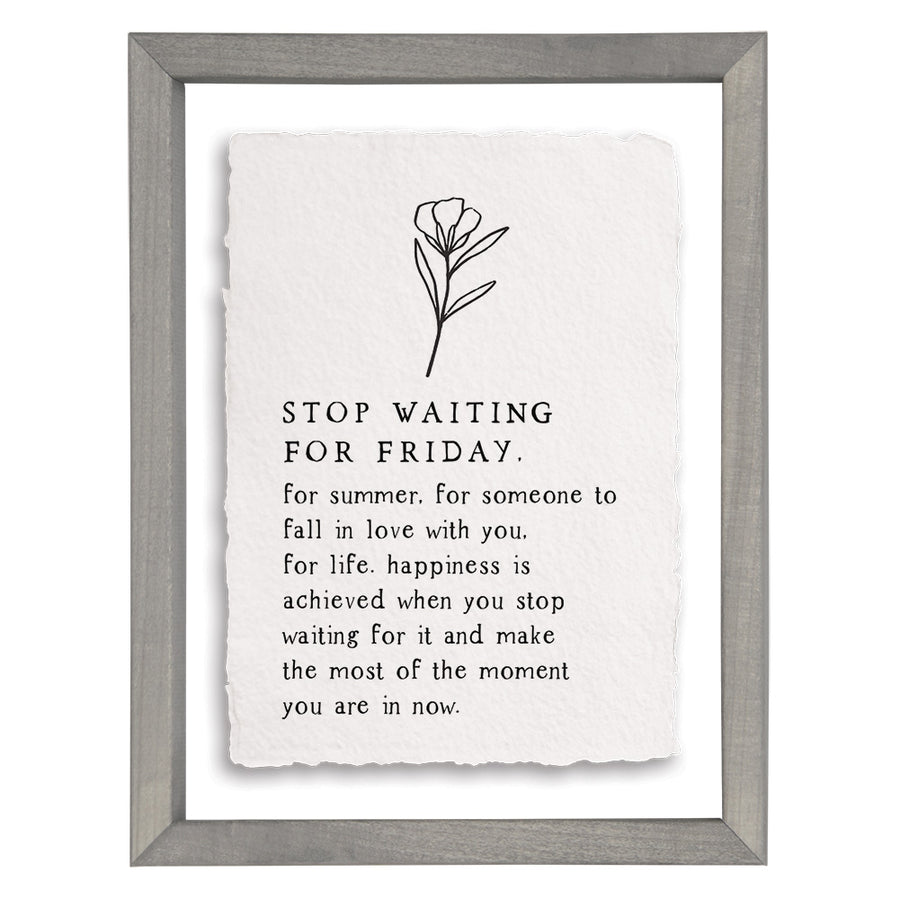 Stop Waiting