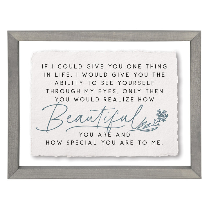 Give You One Thing