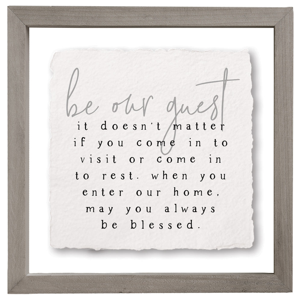 Be Our Guest
