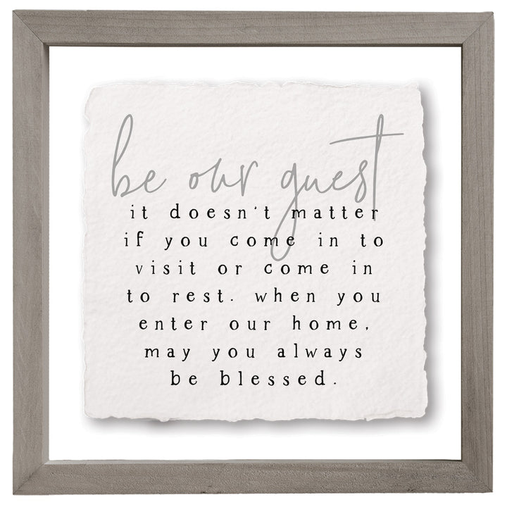 Be Our Guest