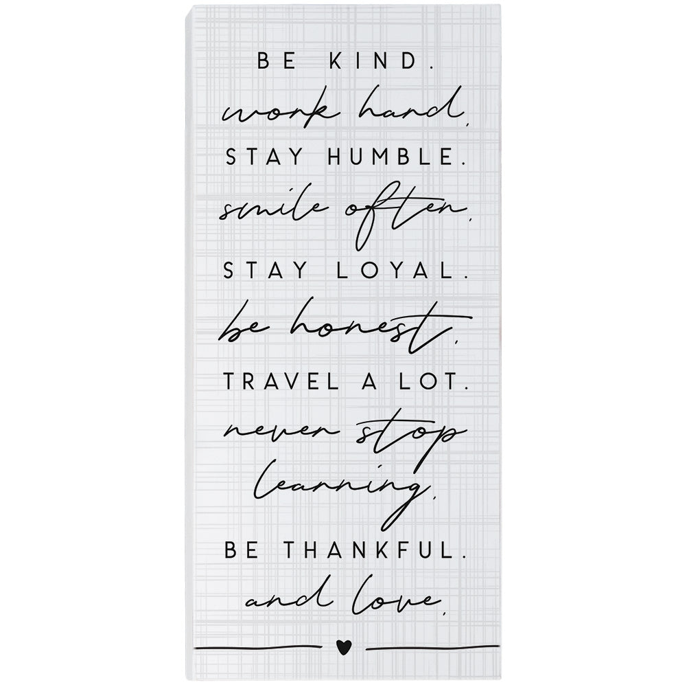 Be Kind Work Hard