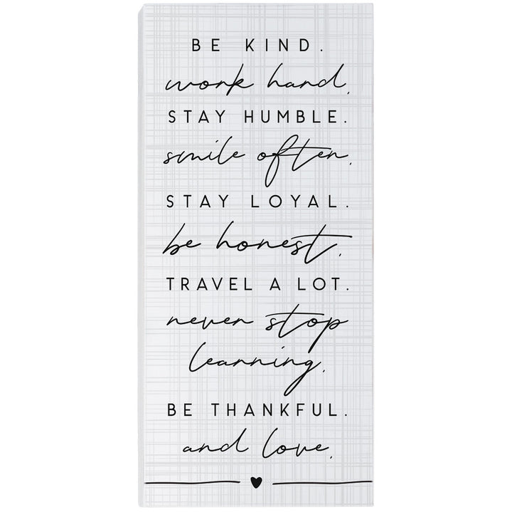 Be Kind Work Hard