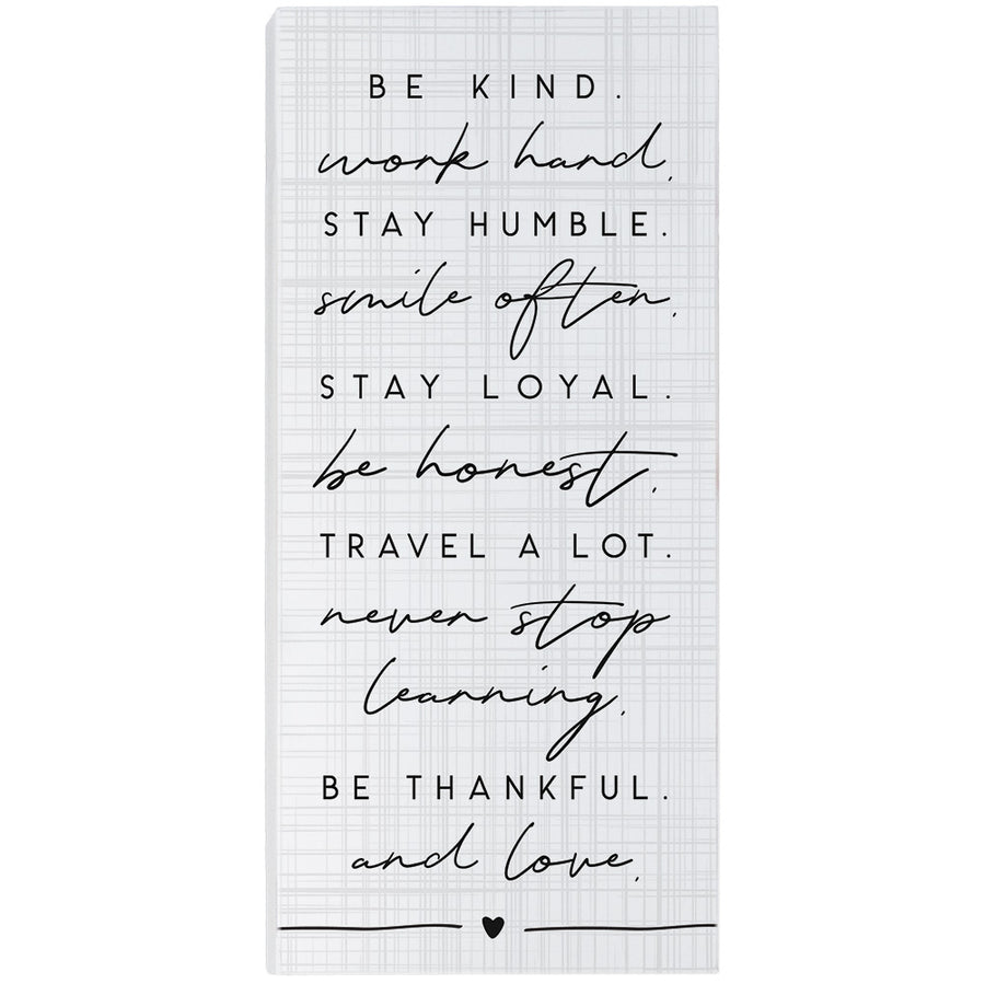 Be Kind Work Hard