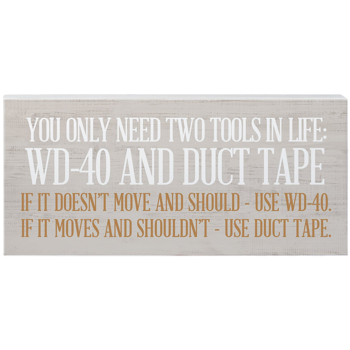 WD-40 And Duct Tape