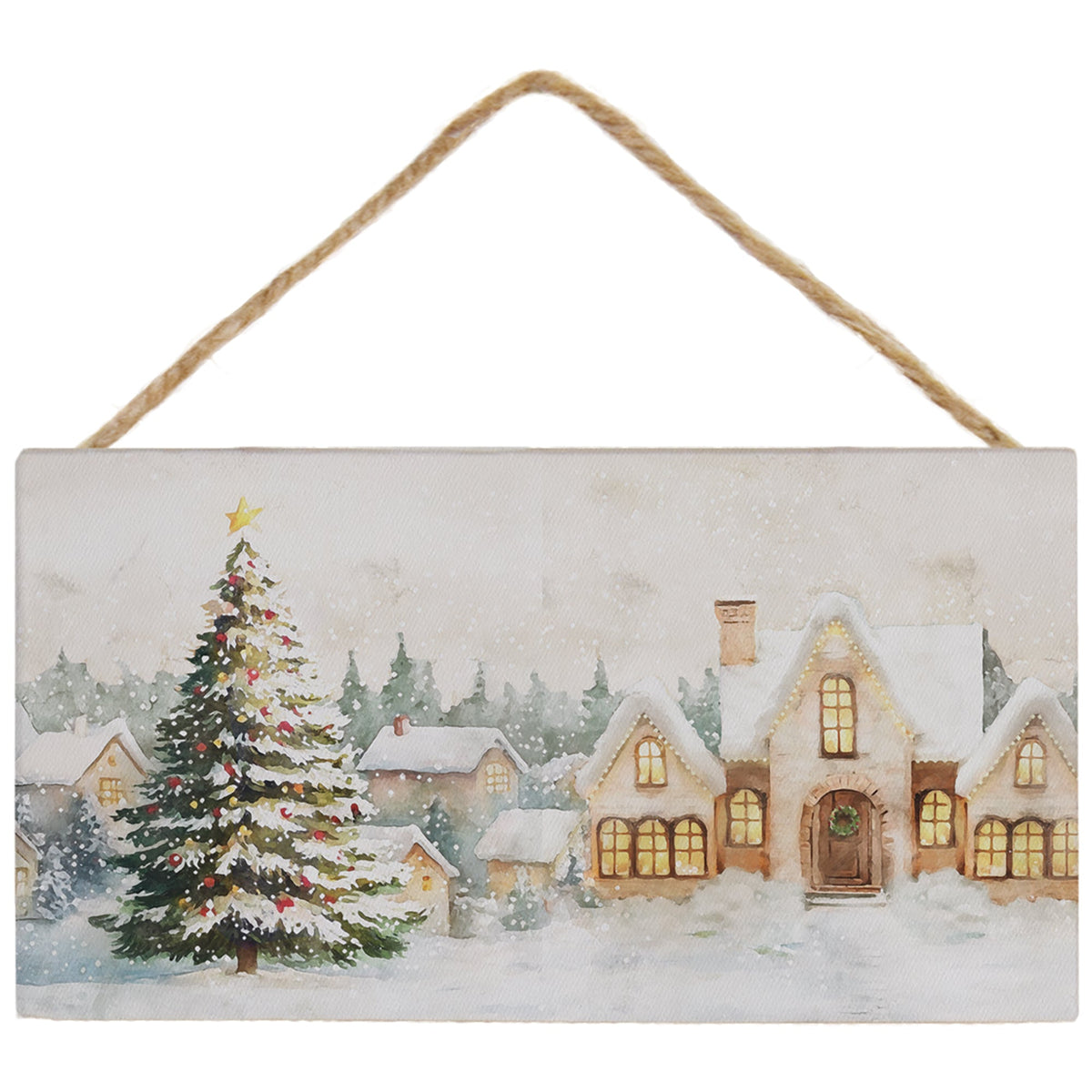 Christmas Tree Home Scene