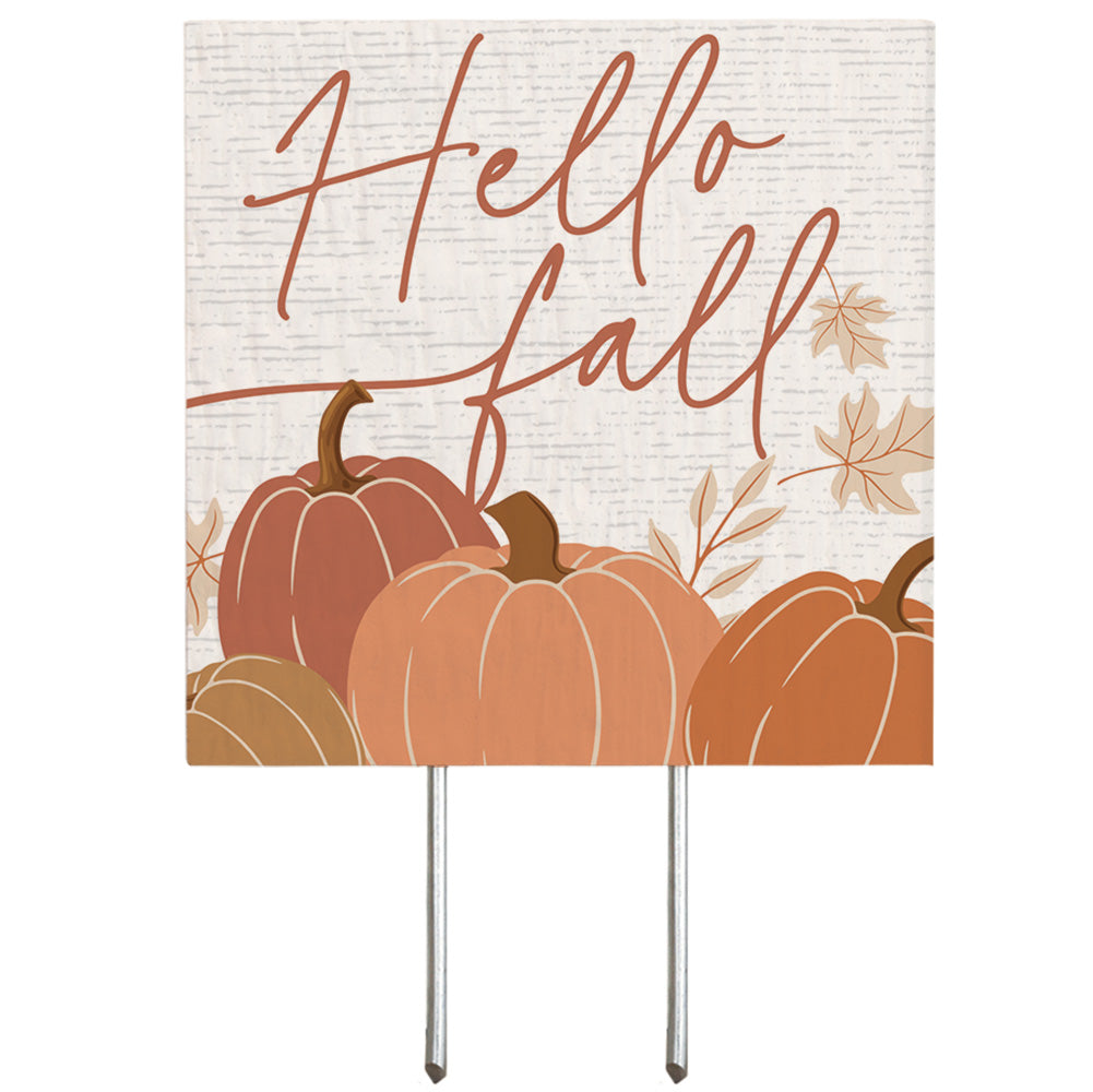 Hello Fall Pumpkins