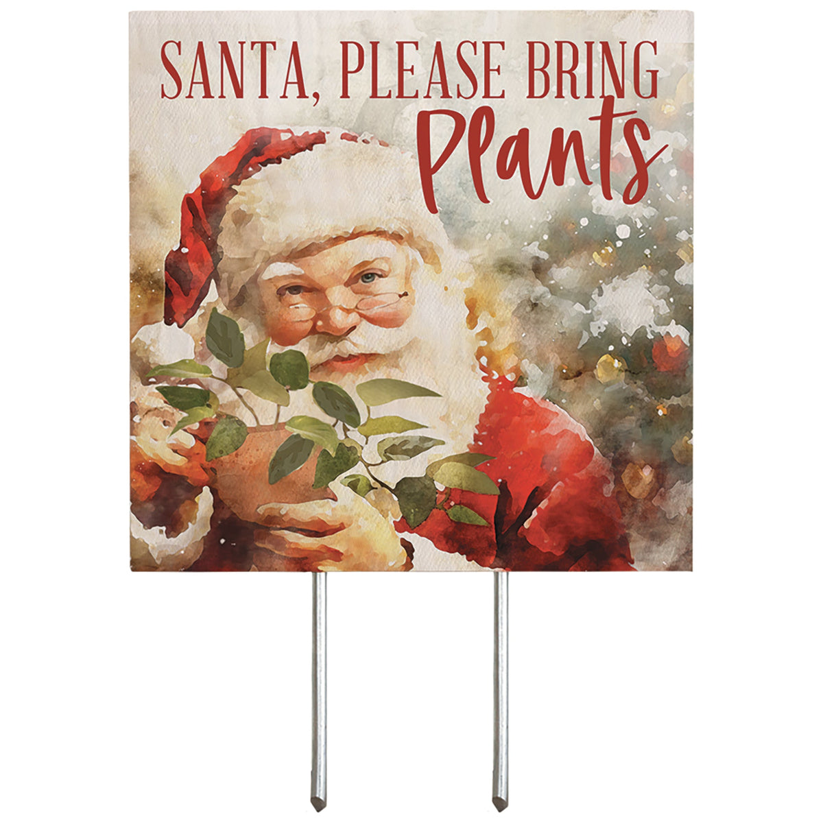 Santa Bring Plants