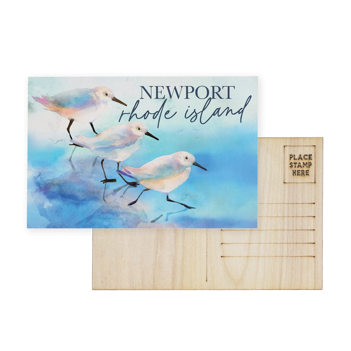 Sandpipers Blue Art LOC