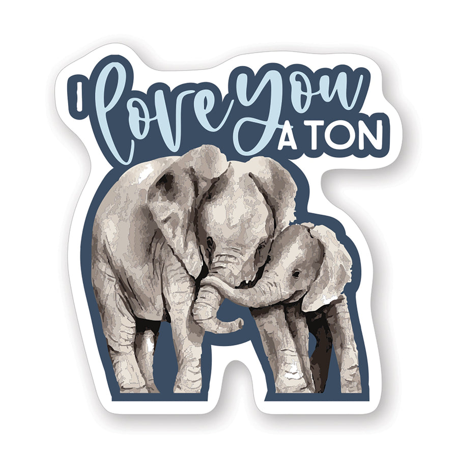 Love A Ton Elephants