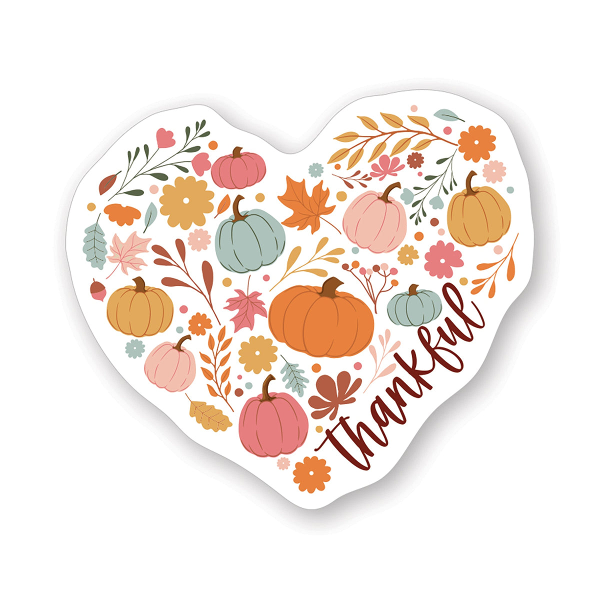 Thankful Colorful Heart