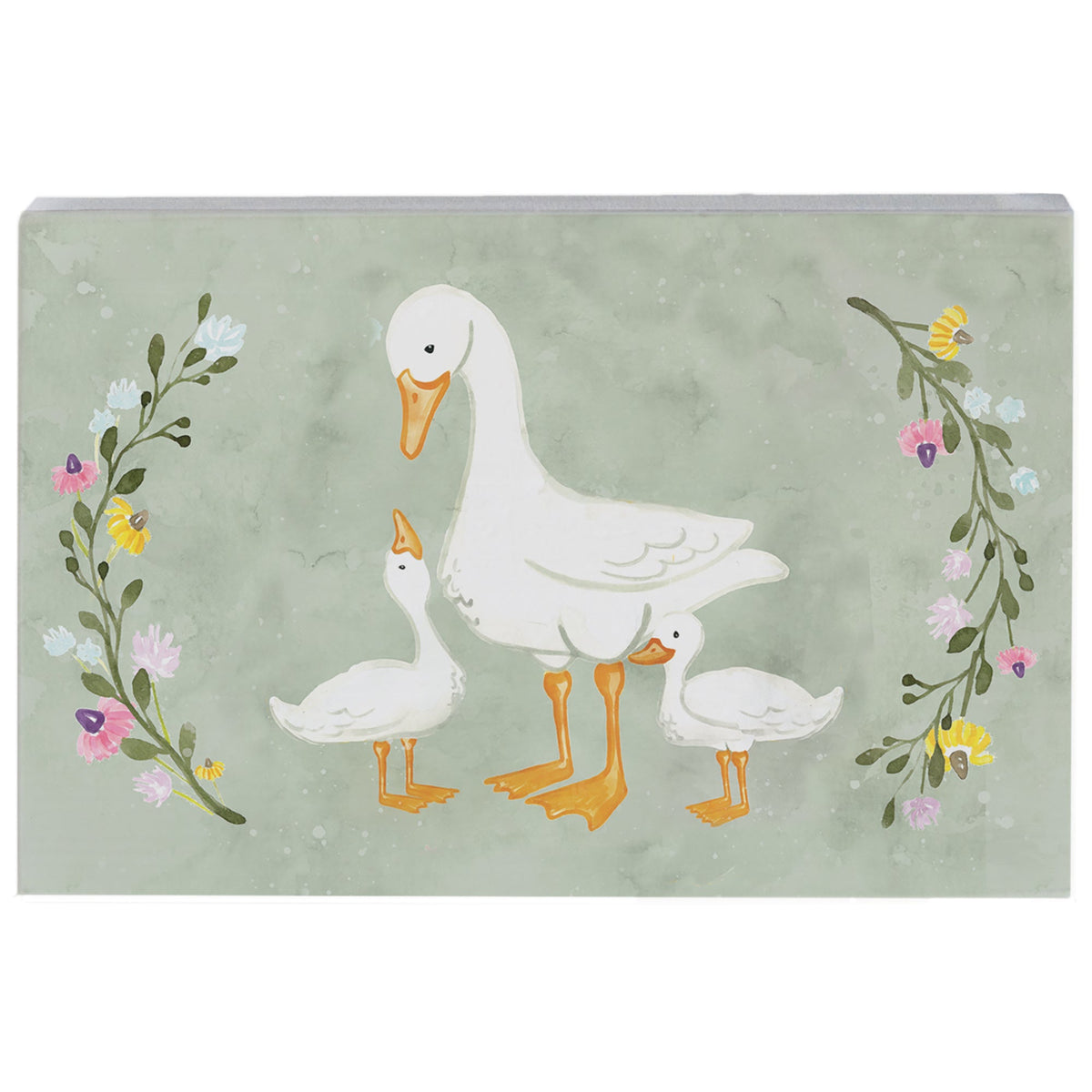 Mama Geese Babies Art