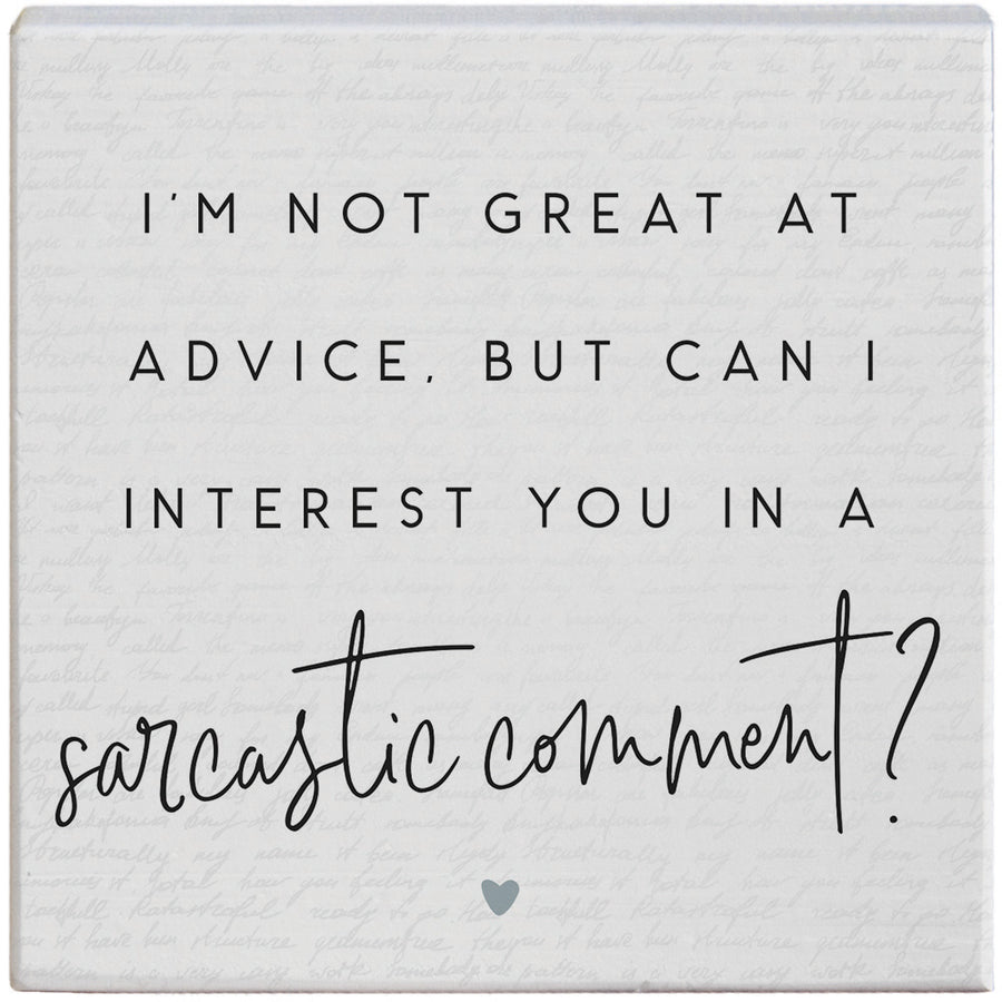Sarcastic Comment