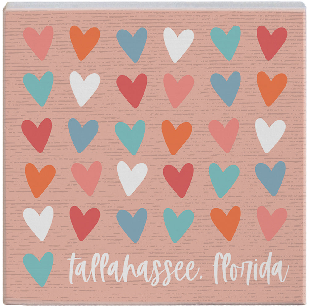 Colorful Hearts Pink LOC