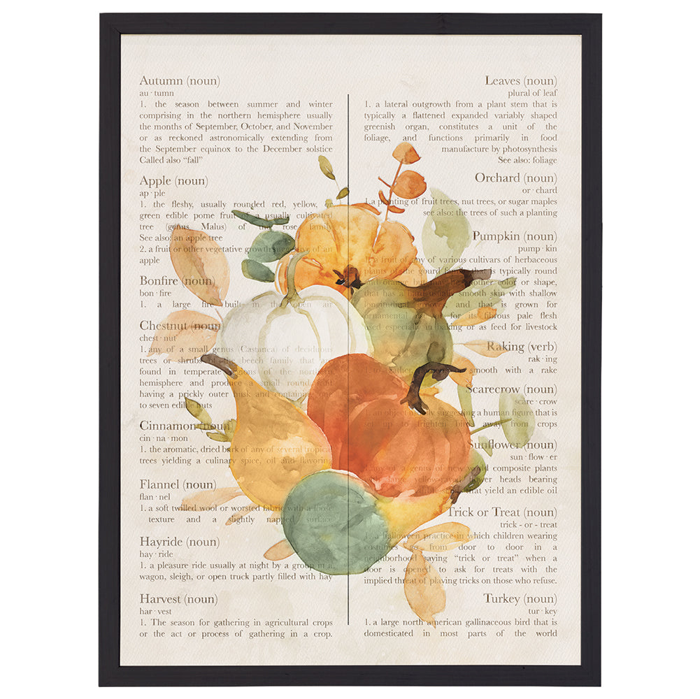 Fall Dictionary Overlay