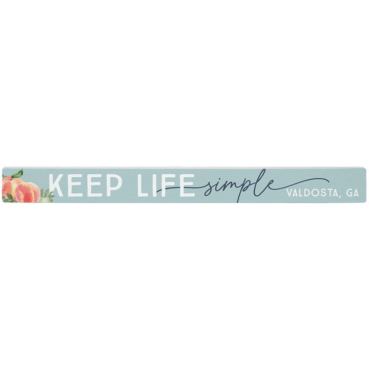 Life Simple Peaches LOC