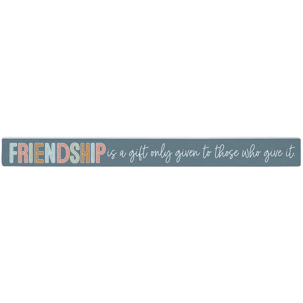 Friendship Is A Gift Blue