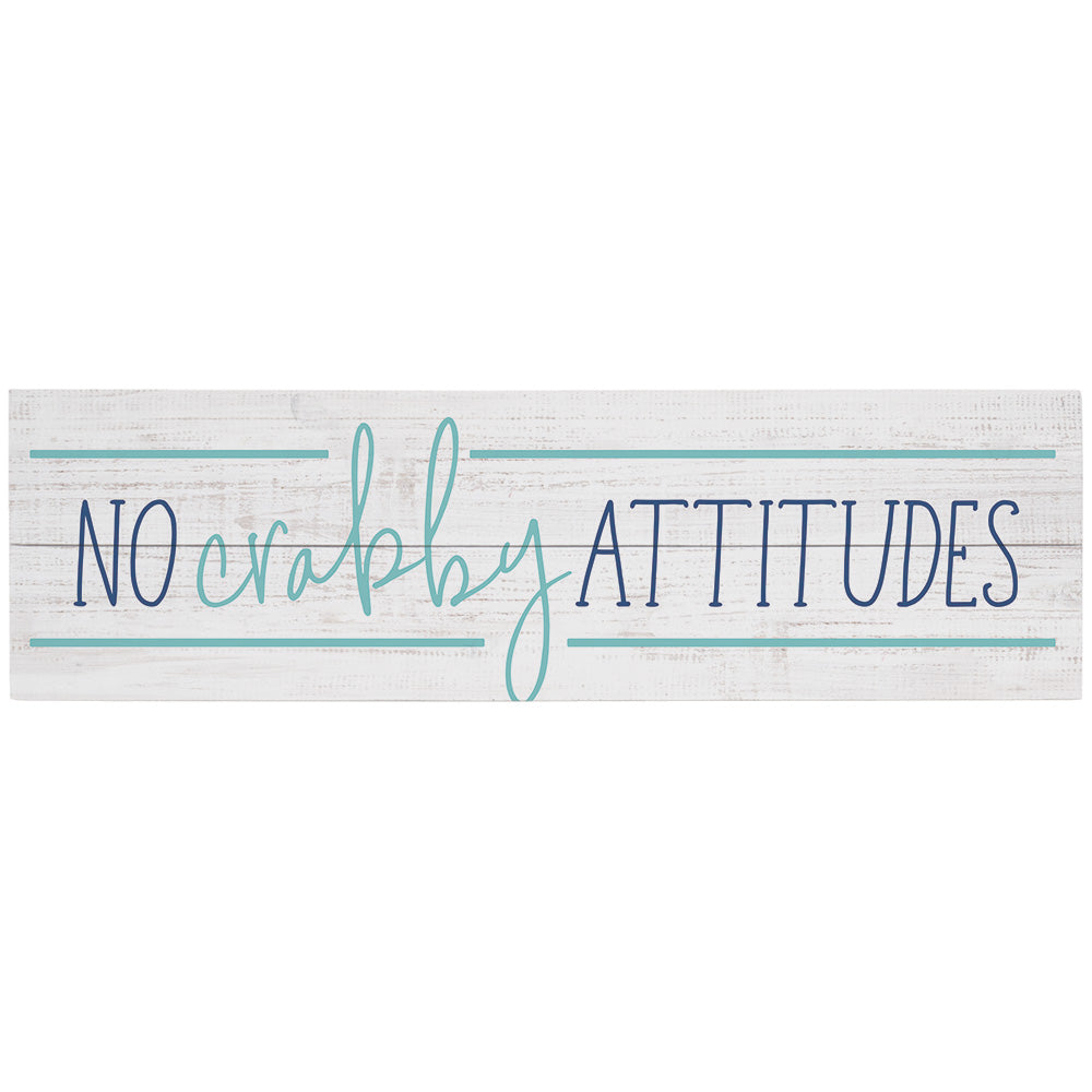 No Crabby Attitudes