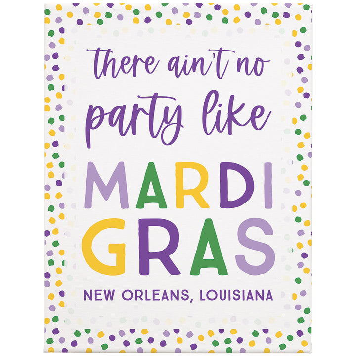 Party Like Mardi Gras LOC 9x12