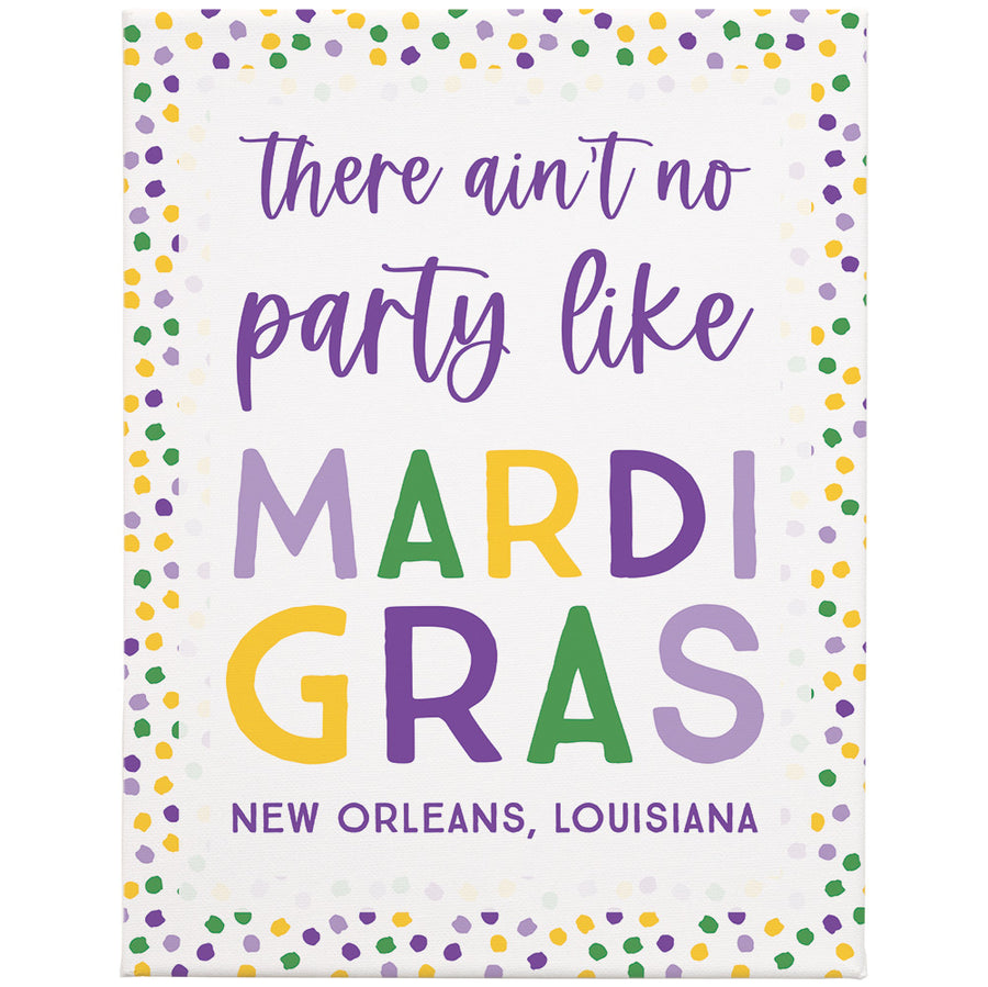 Party Like Mardi Gras LOC 9x12
