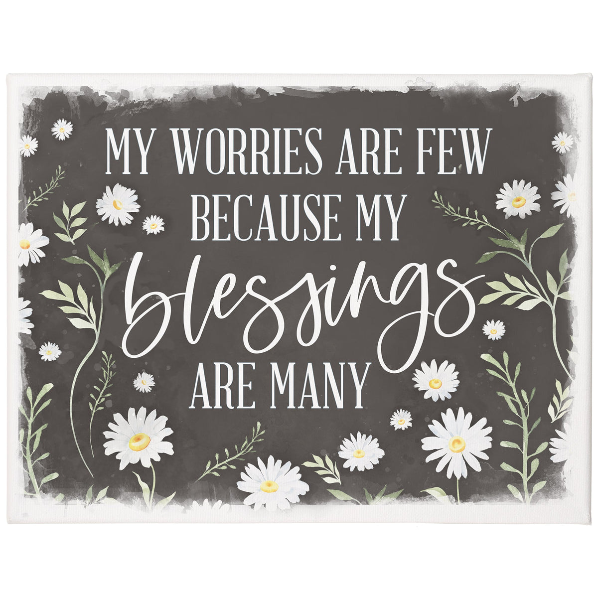 Blessings Many Daisies 12x9