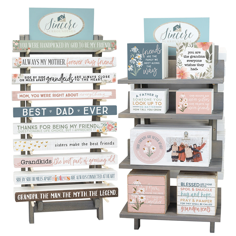 Friends + Family A-Frame Countertop Display Bundle 2026