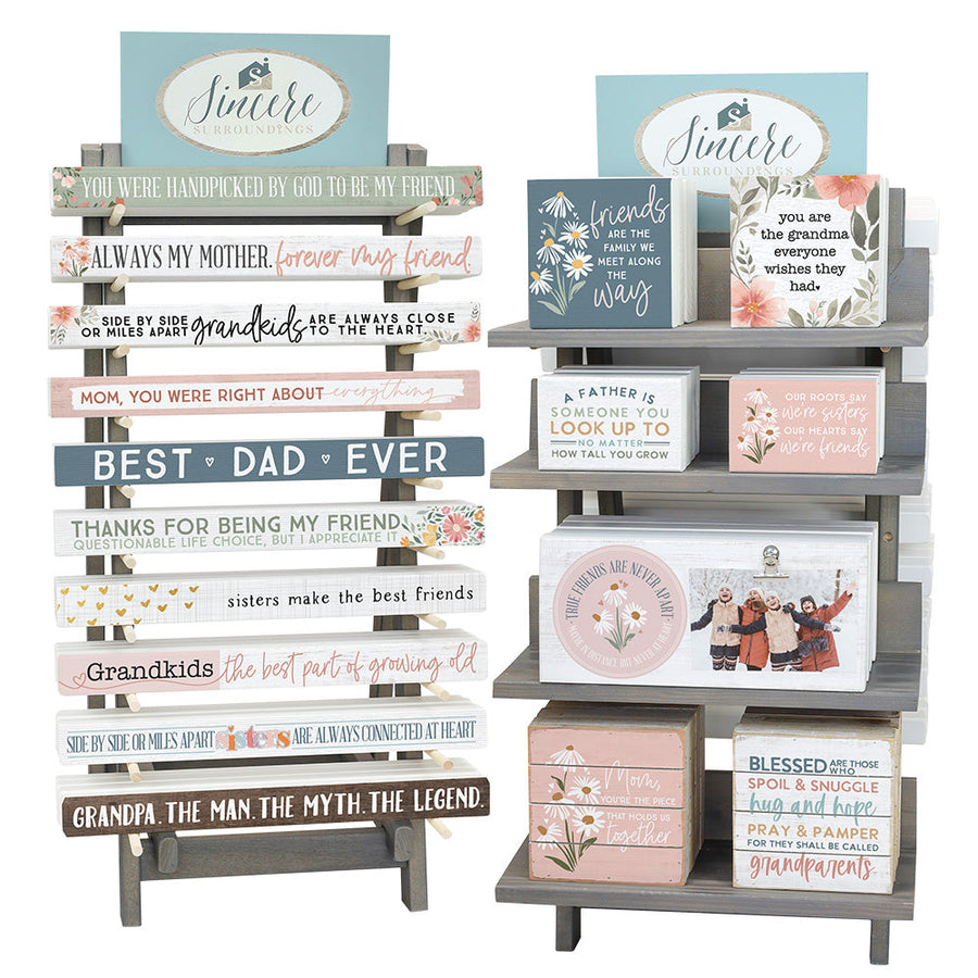 Friends + Family A-Frame Countertop Display Bundle 2026