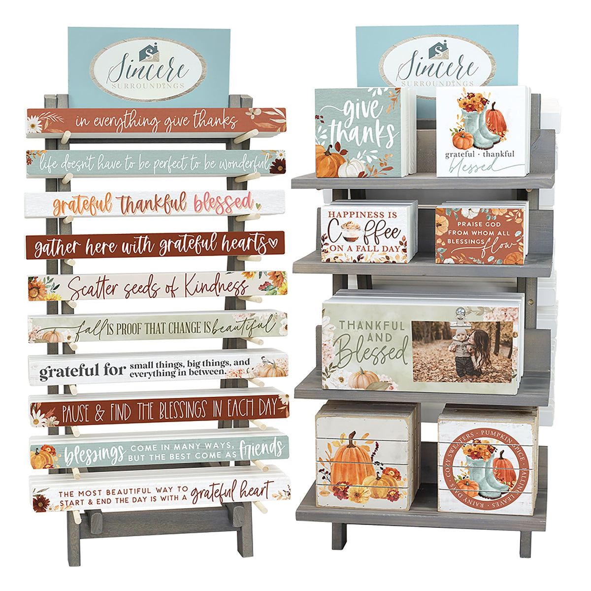 Harvest Blessings A-Frame Countertop Display Bundle 2026 
