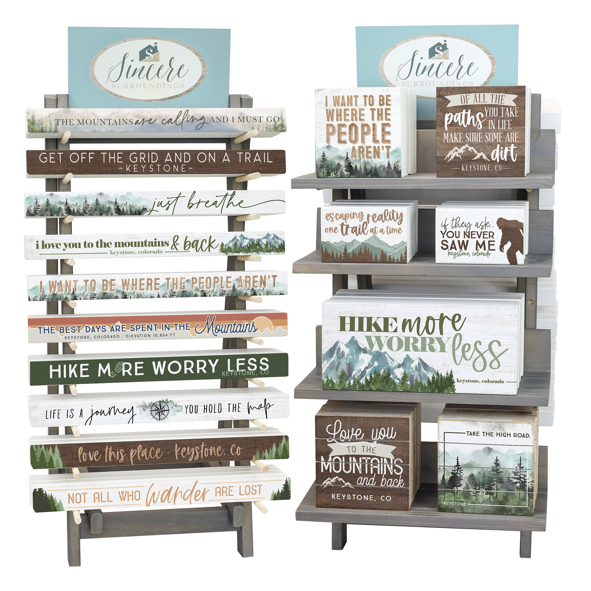 Mountain A-Frame Countertop Display Bundle 2026 LOC