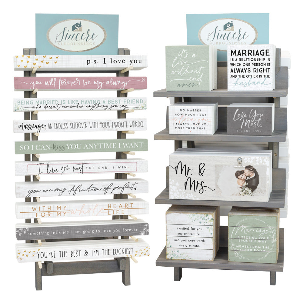 Love + Wedding A-Frame Countertop Bundle 2024