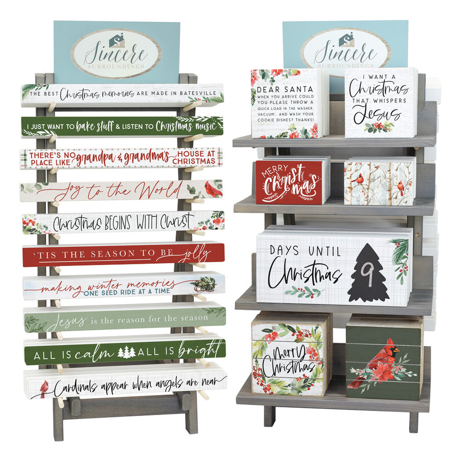 Classic Christmas A-Frame Countertop Bundle 2024 LOC