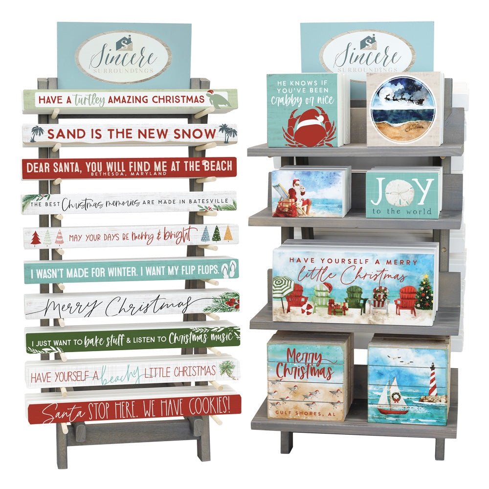 Nautical Christmas A-Frame Countertop Bundle 2024 LOC