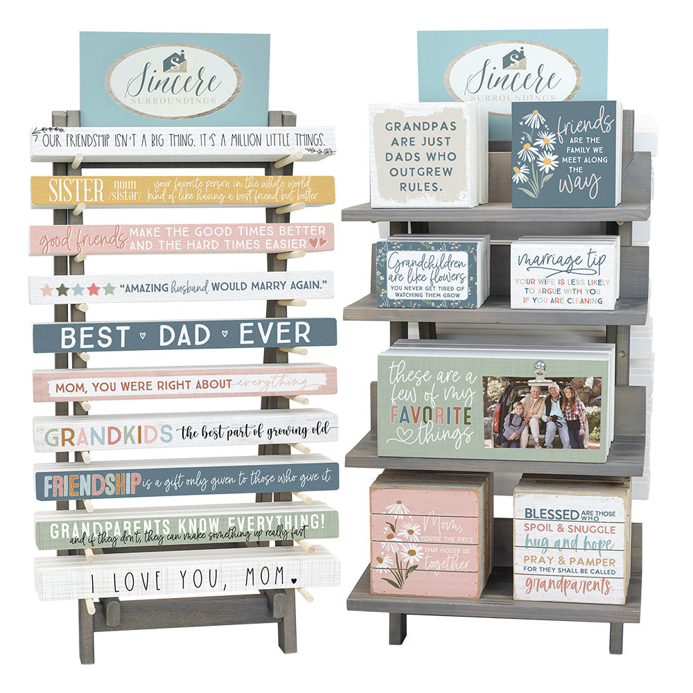 Friends + Family A-Frame Countertop Display Bundle 2025