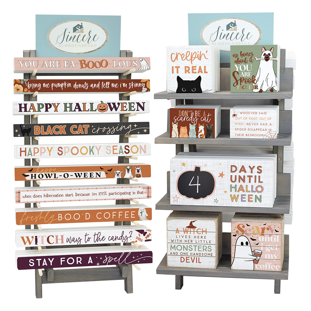 Halloween A-Frame Countertop Display Bundle 2025 