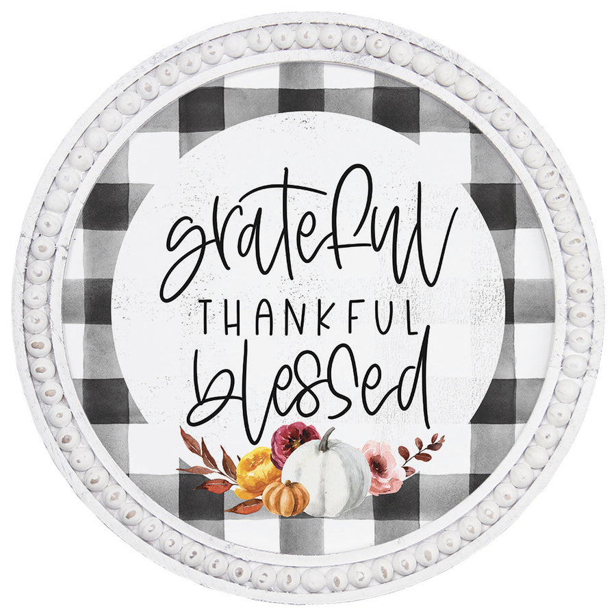 Grateful Thankful Plaid