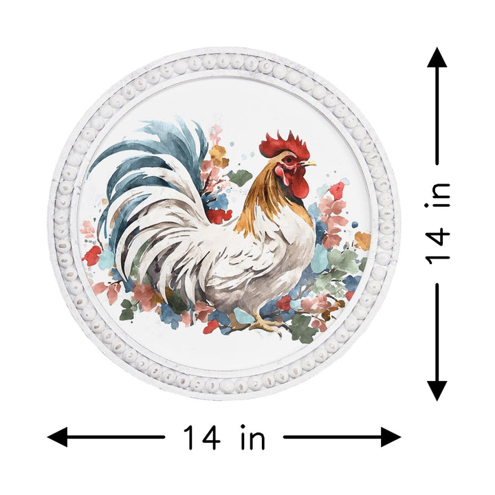 Watercolor Rooster Art