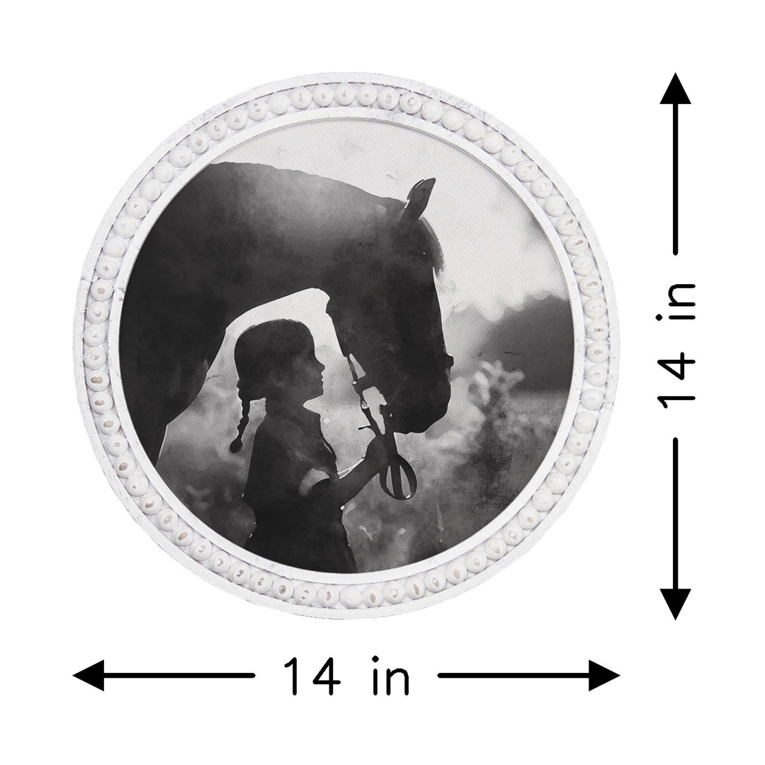 Little Girl And Horse