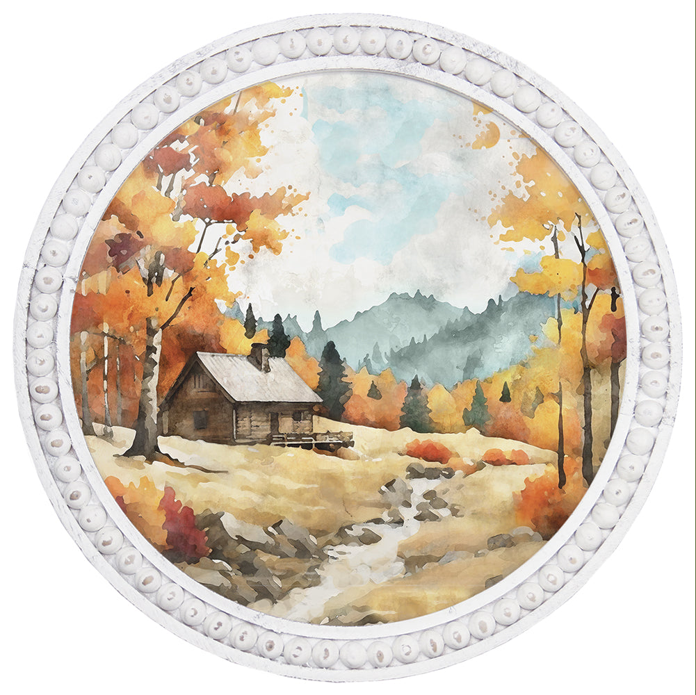 Fall Woodland Cabin