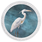 Egret Blue Art