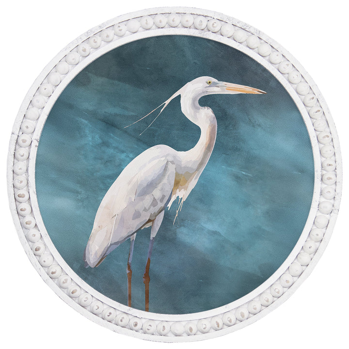 Egret Blue Art