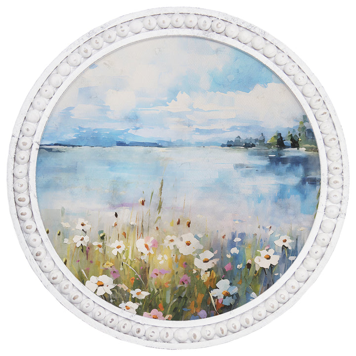 Lake Wildflower Scene