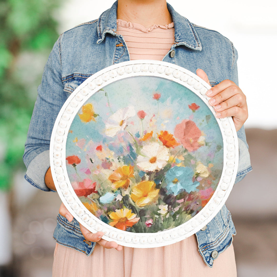 Colorful Floral Oil Painting