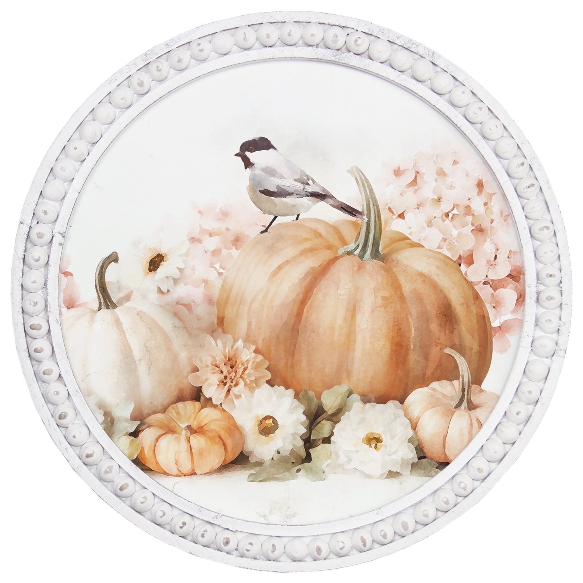 Hydrangea Bird Pumpkins