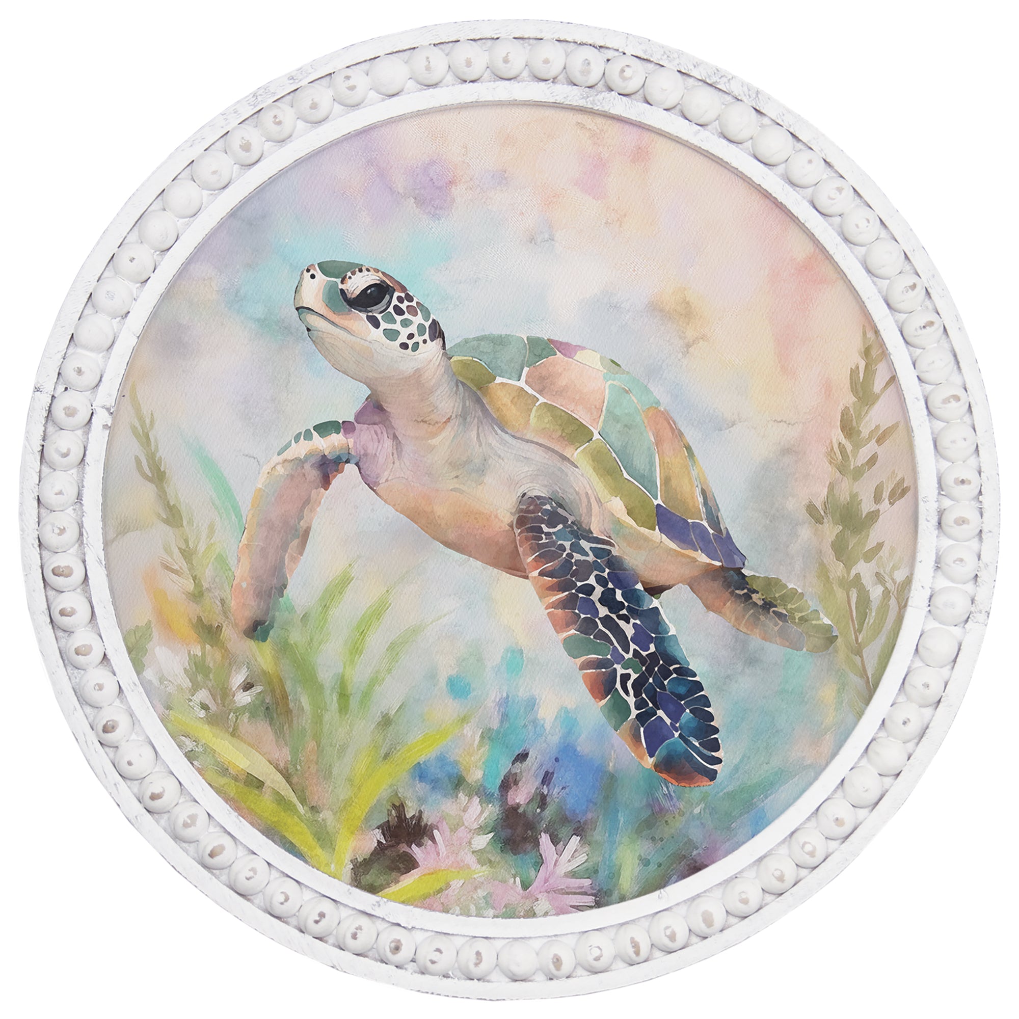 Colorful Watercolor Turtle
