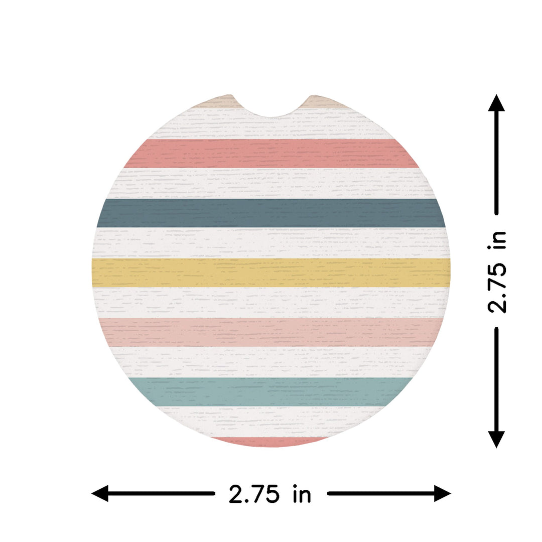 State Initials City Stripes LOC