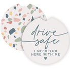 Drive Safe Blue Terrazzo