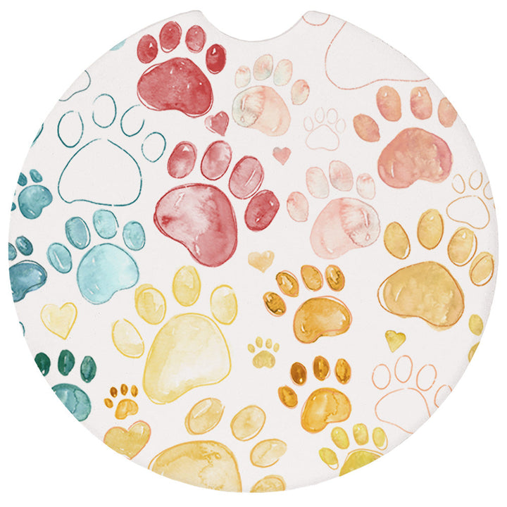 Paw Prints Colorful