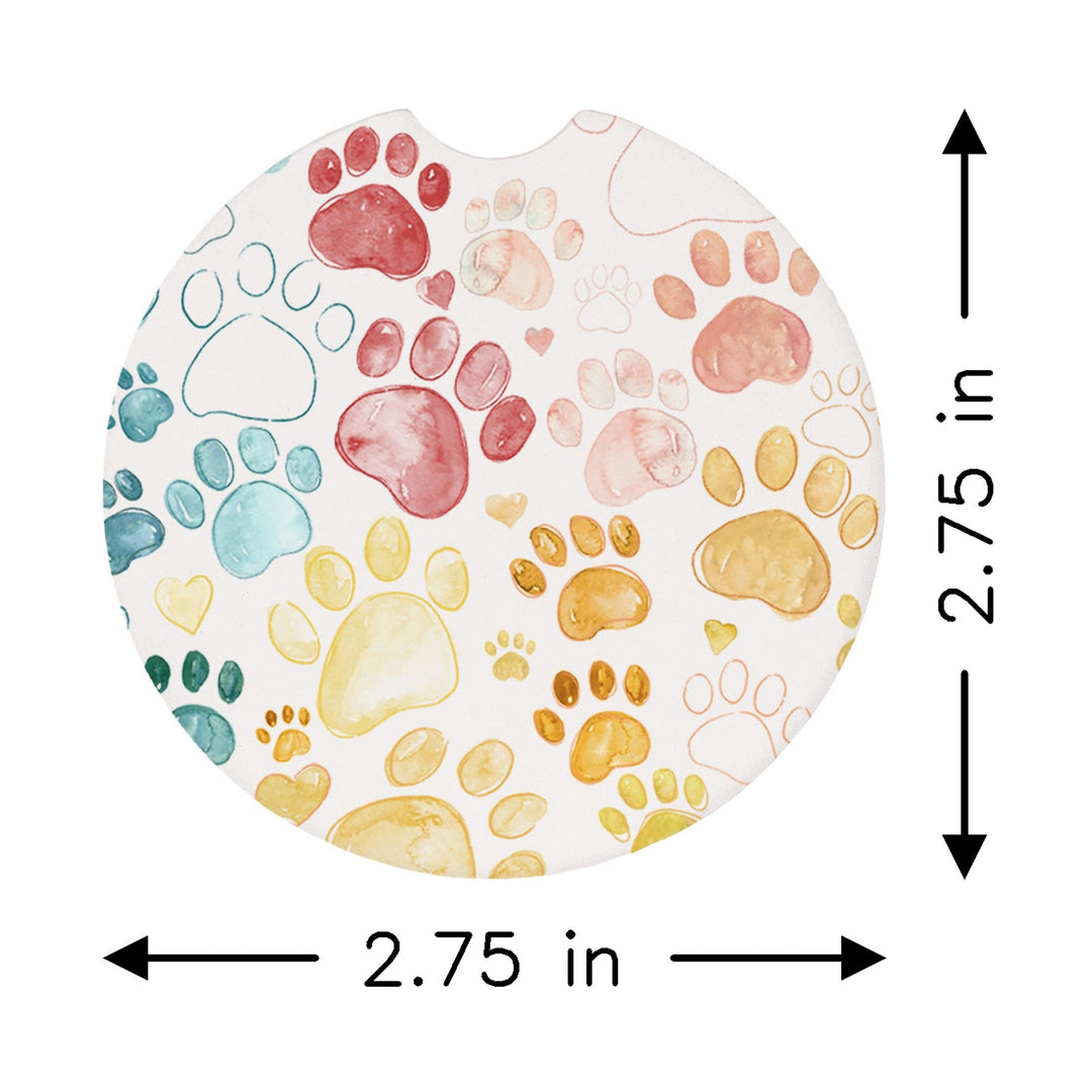 Paw Prints Colorful