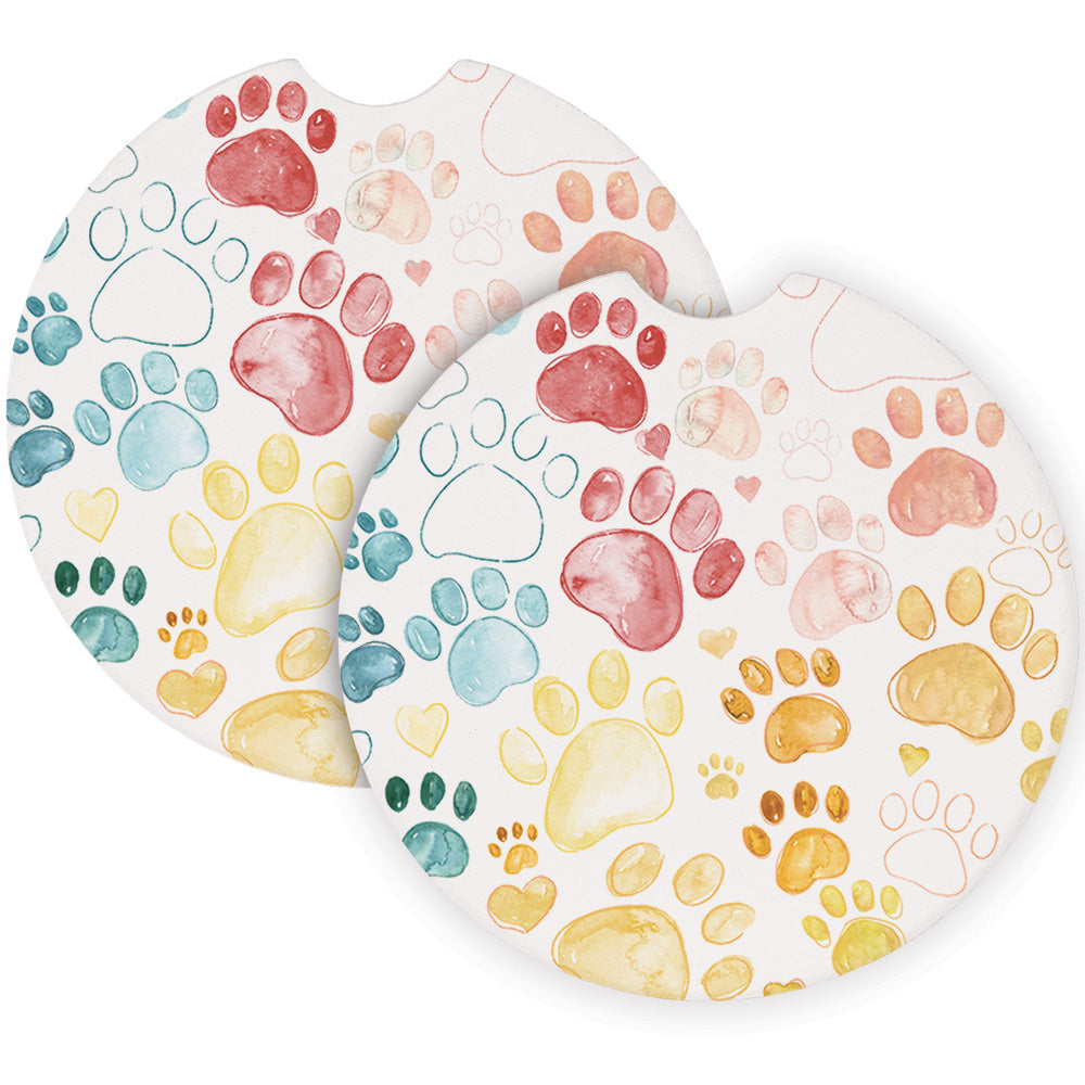 Paw Prints Colorful