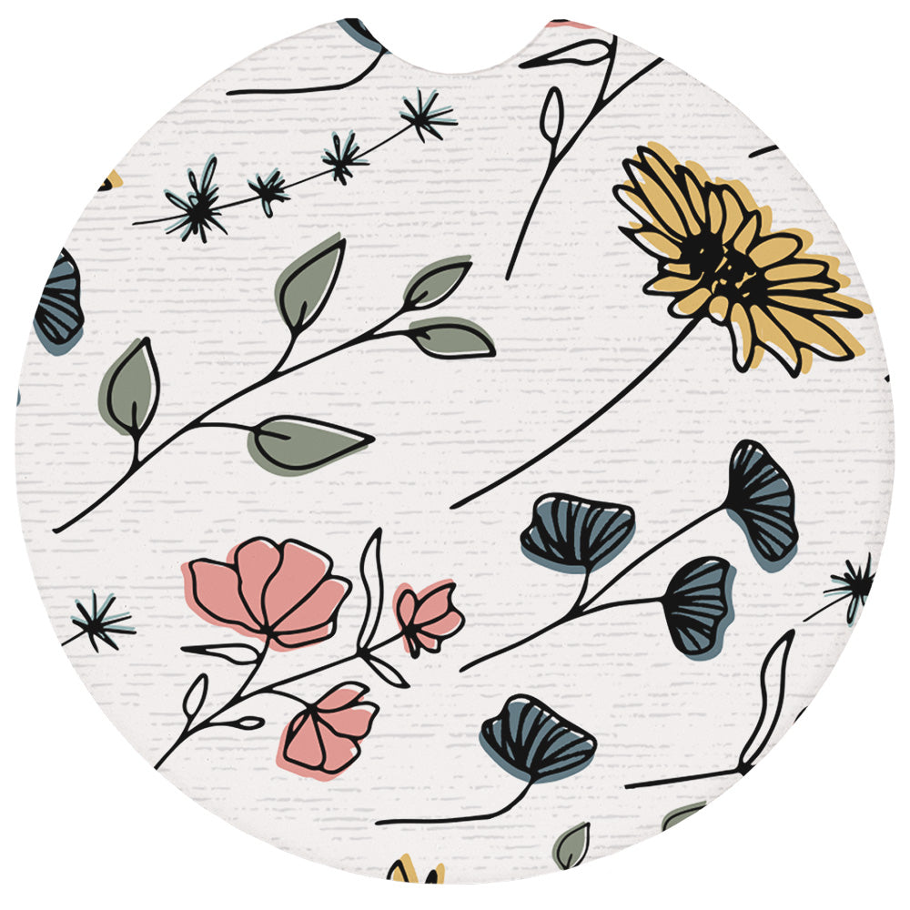 Sunflower Line Art